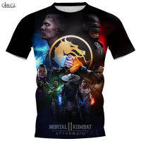 Cloocl Movie Mortal COMBAT เสื้อยืดผู้หญิง3D พิมพ์ Summer hip hop Tops