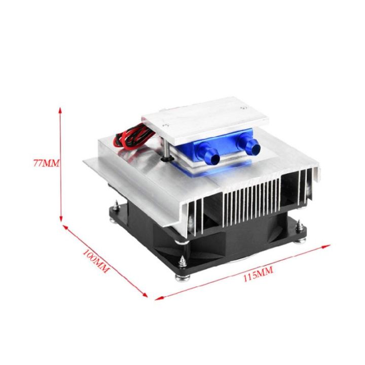 ชุดระบบวัตถุกึ่งตัวนำในระบบทำความเย็นเครื่องทำความเย็นเทอร์โมอิเล็กทริค50w-เครื่องทำความเย็นสำหรับ15l-น้ำ