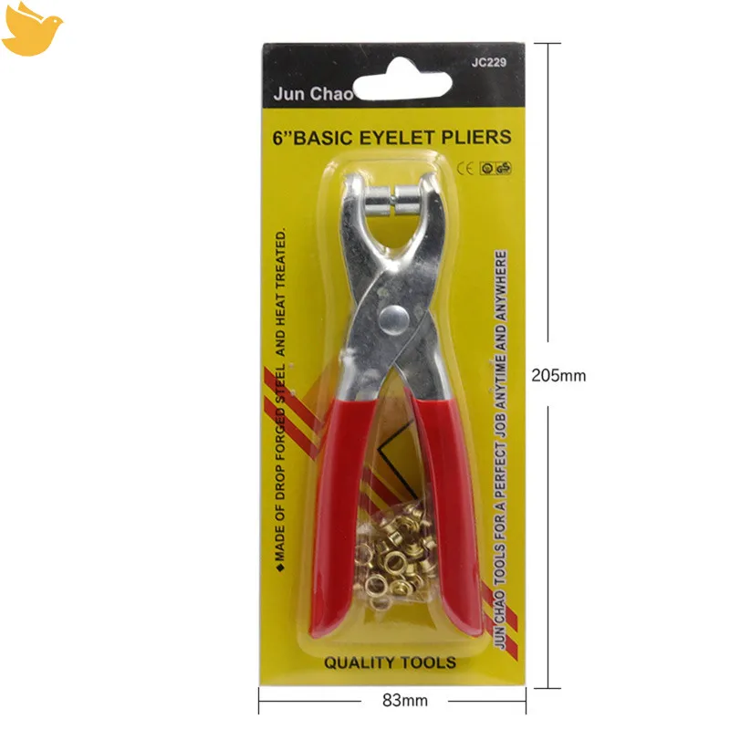 Eyelet Hole Punching Pliers Kit Shoe Holes Rivet Pliers For Punching  Binding With 4mm Button 40pcs (approx.)