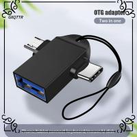 GXQTTR ตัวเชื่อมต่อแบบพกพา HDD On The Go Converter 2 In 1 OTG หัวแปลงไมโครยูเอสบี USB ตัวผู้ C USB ตัวผู้ USB 3.0ตัวเมีย