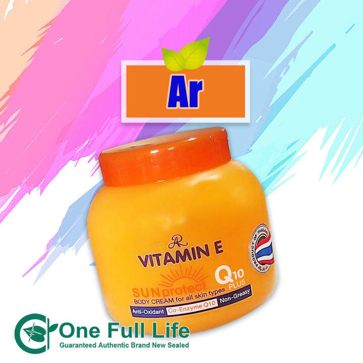 AR Vitamin E Sun Protect Q10 Plus 200g x 1 JAR Lazada PH
