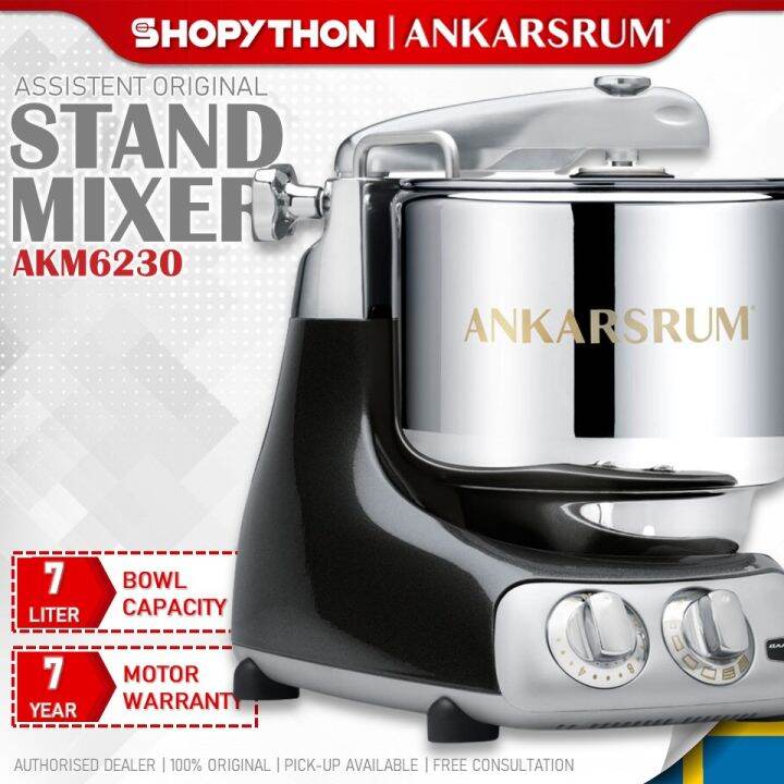 ANKARSRUM Assistent Original Mixer AKM6230 (Black Diamond) 1500w Sweden