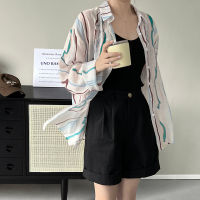 เสื้อเชิ้ต สไตล์เกาหลี สําหรับผู้หญิง korean shirt for women fashion lady blouse long sleeve shirts loose style top