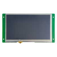 7นิ้วหน้าจอเปลือยสมาร์ทโปรแกรมหน้าจอสัมผัส800X480 HMI TFT LCD TtlRS232RS485 Modbus RTU จอแสดงผลสี