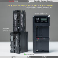 FB NP-F970 Battery Pack with Quick Charger ชุดแบตเตอรี่สุดคุ้ม NP-F970 2 ก้อน พร้อมแท่นชาร์จไว รับประกัน 1 ปี