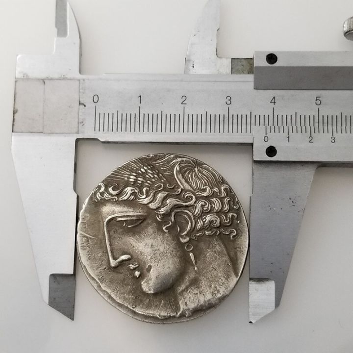 เหรียญแทนเนตเพกาซัสจำลองกรีกโบราณงานฝีมือทองแดงของที่ระลึกเหรียญที่ระลึกแกะสลัก