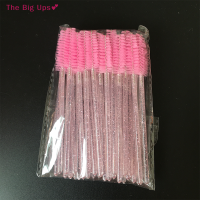 The Big Ups? 50pcs ทิ้งคริสตัลขนตาแปรงมาสคาร่า wands applicator grafting eyelash