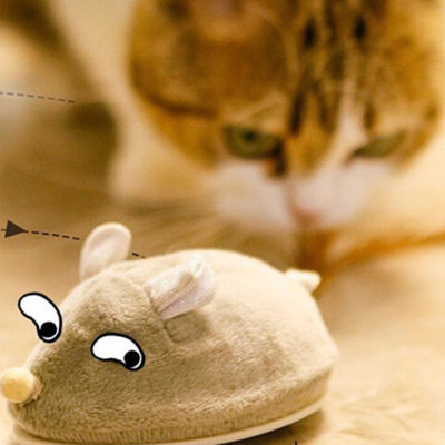 ของเล่นแมวเมาส์ไฟฟ้ายุ่งยากเมาส์ไร้สาย Relief USB เบื่อเหมาะสำหรับของเล่นแมวเล่นในร่ม