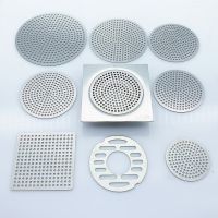 Ultra-thin floor drain deodorization the lid piece of circular sewage filter kits square stainless steel bathroom toilet