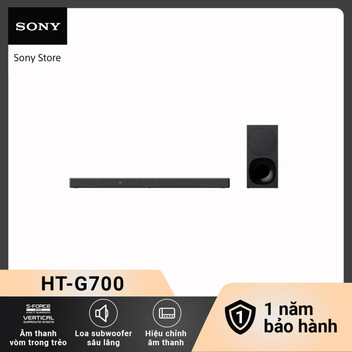 Loa thanh Dolby Atmos®/ DTS:X™ 3.1 kênh | Sony HT-G700