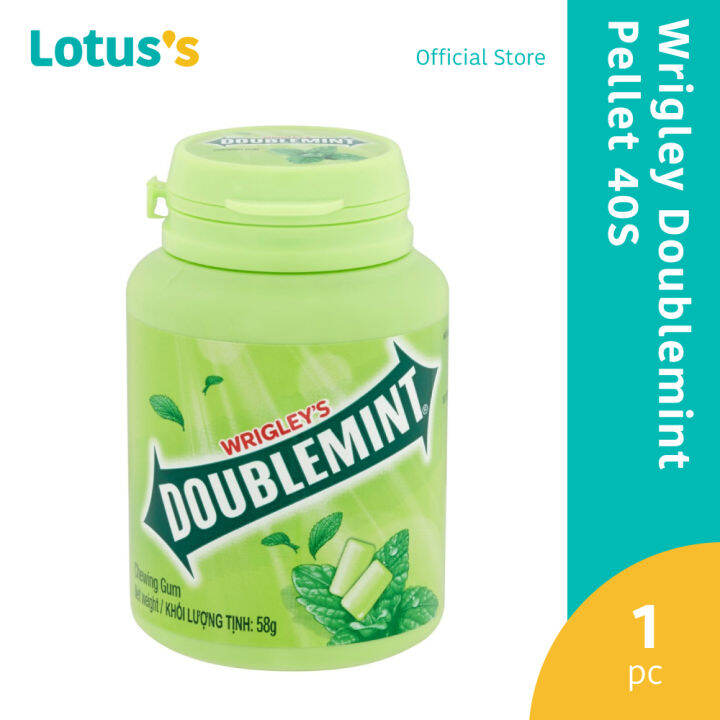 Wrigleys Double Mint Chewing Gum Pellets 40s | Lazada