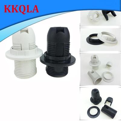 QKKQLA 10pcs Full Tooth Screw E14 Lamp Holder Energy Save Chandelier Led Bulb Head Socket Fitting Vintage Light Base