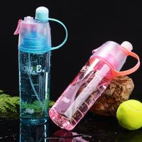 【CC】✁✇ﺴ  600ml Bottle Outdoor Cycling Drinking Spray Tour Hiking Moisturizing Kettles