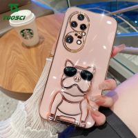 บูลด็อกชุบตัวยึดแบบยืดได้3D เท่สุดๆเคสโทรศัพท์ HP ฝาหลัง TPU แบบนิ่มสำหรับ Huawei P20 Lite/ P20 Pro/ P30 Lite/P30 Pro/P40 Lite/P40 Pro/P50 Pro/Mate 20 /Mate 20โปร/เมท20X/เพื่อน30โปร/เมท40โปร