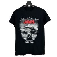 JAWS เสื้อยืดลายภาพยนตร์ (สภาพดี)