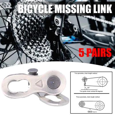 Bicycle Missing Link 7/8/9/10S Speed Mountain Bike Connector Chain Card Buckle Bicycle Accessories Magic B3Z6