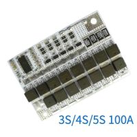 3S/4S/5S BMS 100A 10.8V-21V 18650 Li-ion Battery Protection Circuit Board Charger With Balance For Smart Pack Charging Module