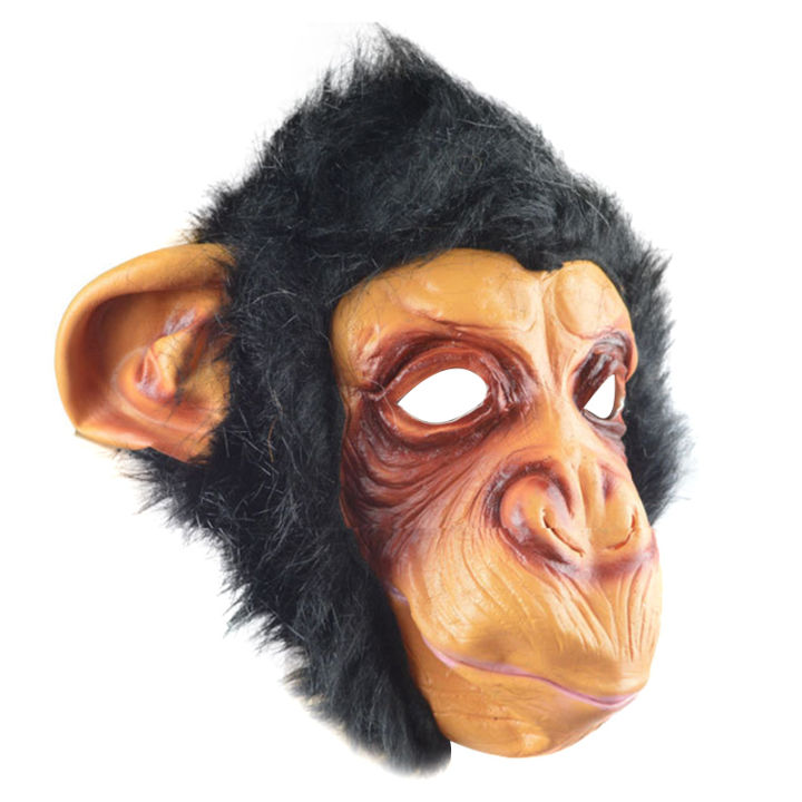 ready-stock-halloween-monkey-mask-realistic-adult-chimp-mask-chimp-maks-costume-cosplay