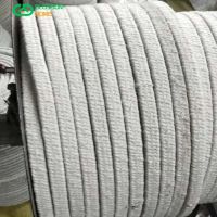 12x12mm Ceramic Fiber Sealing Strip High Temperature Fireproof Kiln Door Oven Oven Sealing Strip Packing Asbestos Filler