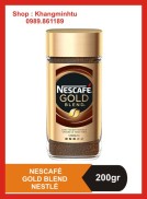 Cà Phê Arabica nguyên chất hoà tan Nescafé Gold Blend 200gram - Nestlé