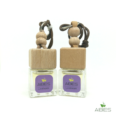 aibies [กลิ่นลาเวนเดอร์] น้ำหอมในรถยนต์อโรม่า ปลอดแอลกอฮอล์ ขนาด 7 mL - 2 ขวด