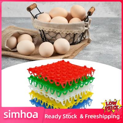 Simhoa ที่ใส่ไข่สำหรับลิ้นชักตู้เย็นกล่องเก็บของใช้ซ้ำได้ถาดใส่ไข่30ช่อง