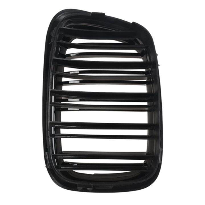 glossy-black-front-hood-kidney-grille-grill-dual-line-for-bmw-e39-5-series-525-528-1995-2004-51137005837-51137005838-replacement