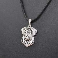 Women Jewelry Alloy Dog Rope Chain Pendant Necklaces Lovers 39; English Mastiff Necklaces Drop Shipping