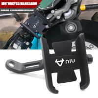 For NIU N1 N1S M1 U1 M+ NGT Motorcycle Handlebar Rearview Mirror Mobile Phone Holder GPS Stand Plate Support Iphone Samsung