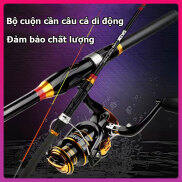 Cần câu và bộ cuộn cần câu 2.1m Bộ cần câu bằng kính thiên văn Cần câu