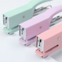 Portable Paper Binder Set Labor-Saving Metal Hand-Held Stapler Effortless Durable Paper Fixing Tools