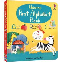 Usborne first alphabet book my first English alphabet book the original imported 3-6-year-old kindergarten situational teaching method alphabet enlightenment and word paperboard book