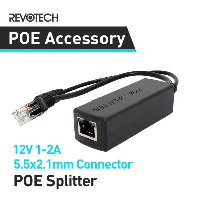 【Customizable】 ยี่ห้อ10/100M PoE Splitter พร้อม IEEE 802.3af มาตรฐานและ12V 1A เอาต์พุต5.5X2.1มม. ขั้วต่อ Power Over Ethernet สำหรับกล้อง IP