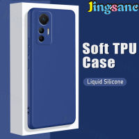 Jingsanc เคส Xiaomi 12 Lite/ Xiaomi 12 Lite 5G เคสนิ่มใส่โทรศัพท์ปลอกซิลิโคนน้ำปกป้องกล้องสีลูกอมเคสหลังกันกระแทก Xiaomi 12 Lite/ Xiaomi 12 Lite 5G