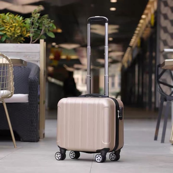 18 inch Travel suitcase spinner wheels carry on Cabin Rolling luggage ...