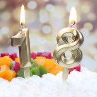 【CW】☍  Birthday Number Candle Gold 0-9 Candles Supplies Decorating