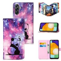 ♛☌ Pattern Case for Samsung Galaxy A32 A22 A41 A40 A32 A21 A20 E A10 S M12 M11 M02 Shockproof Flip Magnetic Card Solts Wallet Cases