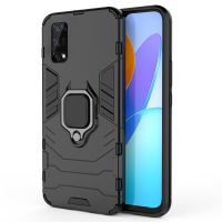 เคส  Realme 7 5G Case ชุดเกราะกันกระแทก Slim Rugged Hybrid Hard Plastic + Tpu Bracket Magnet 360 Ring Holder ฝาหลัง