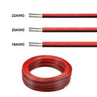 20awg 22awg สายต่อ2ขาสาย18awg Sm ขั้วต่อ Jst สายไฟฟ้าลวด2pin สำหรับไดรเวอร์ Led แถบไฟหลอดโคมไฟ