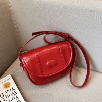 This years popular retro bag 23 new female casl -mat s menger bag e dgn saddle bag -Bao23724ஐ❁