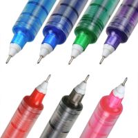 ROBATE หรูหรา สีสัน สำนักงาน นักเรียน อุปกรณ์การเรียน เครื่องเขียน ปากกาเหลวแบบตรง ปากกาหมึกเจล ปากกาสี เครื่องมือเขียน