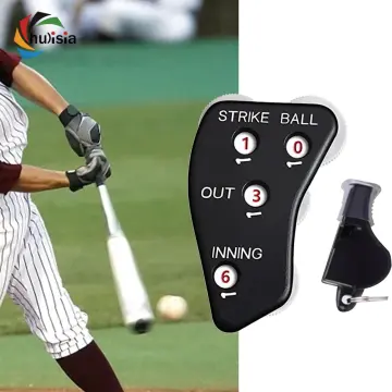 Baseball Referee Scorer Baseball Game Counter Clicker Easy To