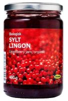 SYLT LINGON Lingonberry preserves, organic 400 g ( แยมลินกอนเบอร์รี่ ออร์แกนิค 400 กรัม )