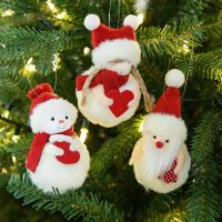 Christmas Snowman Doll Doll Pendant Christmas Decoration Christmas Tree Pendant Scene Decoration Pendant Christmas Ornaments