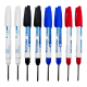 8Pcs Waterproof Deep Reach Markers Long Nose Marker Permanent Markers and Marker Pens in 2mm Felt Tip, 30mm Reach
