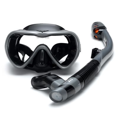 ❈ [Lixada Mall] Leakproof Snorkel Set Anti-fog Swimming Snorkeling Goggles Glasses with Easy Breath Dry Snorkel Tube for Snorkeling Swimming Scuba Diving