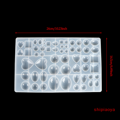 Shipiaoya ของขวัญงานฝีมือเรซินยูวีอีพ็อกซี่แม่พิมพ์ซิลิโคนอีพอกซี่เติมเรซิ่นแบบ DIY