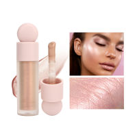 [wilkl] Liquid Highlighter Long Lasting Brighten Shimmering Waterproof Liquid Luminizer Stick For Makeup