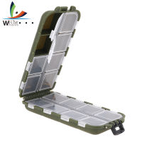 Weihe กล่องเก็บตกปลา16ช่องสำหรับเหยื่อตกปลาเหยื่อตะขอลูกปัดอุปกรณ์ตกปลา Tackle Case