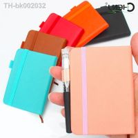 ☇▤ Portable Mini Notebook Pocket Notepad PU Cover Diary Book Handwriting Word Book Memo Pad Office Student School Stationery